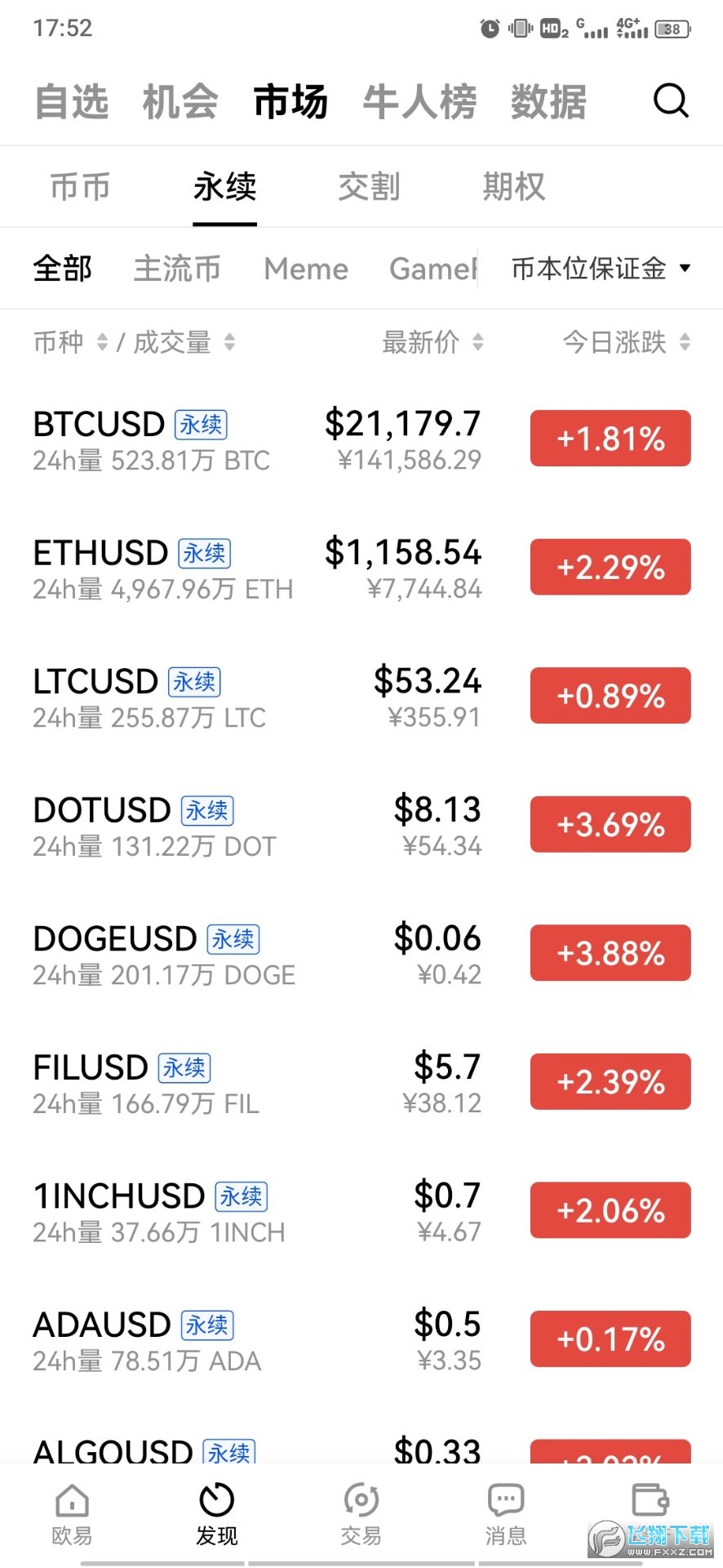 欧易交易所(OKEx)app安卓版
