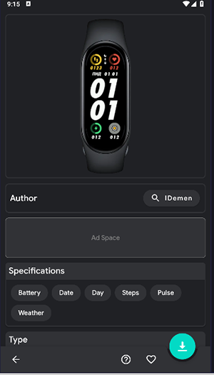小米手环9表盘壁纸APP下载最新版(Mi Band 9 Faces)