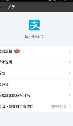 支付宝历史版本(9.9版以前版本)
