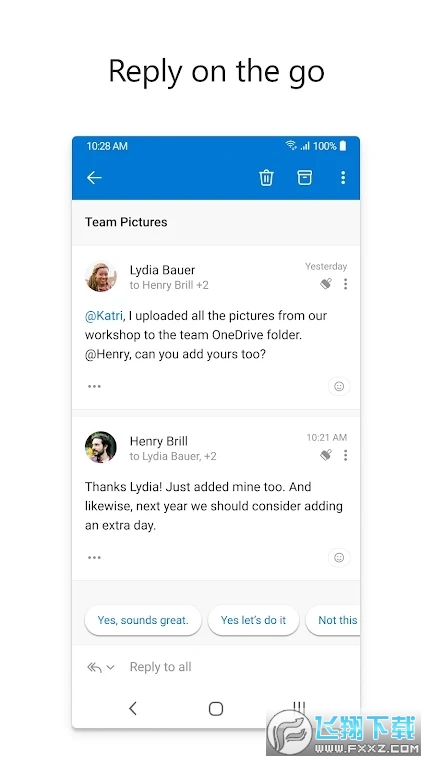 Microsoft Outlook app