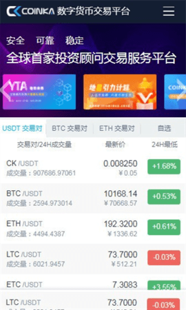 coinka交易所 6.67.0 安卓版
