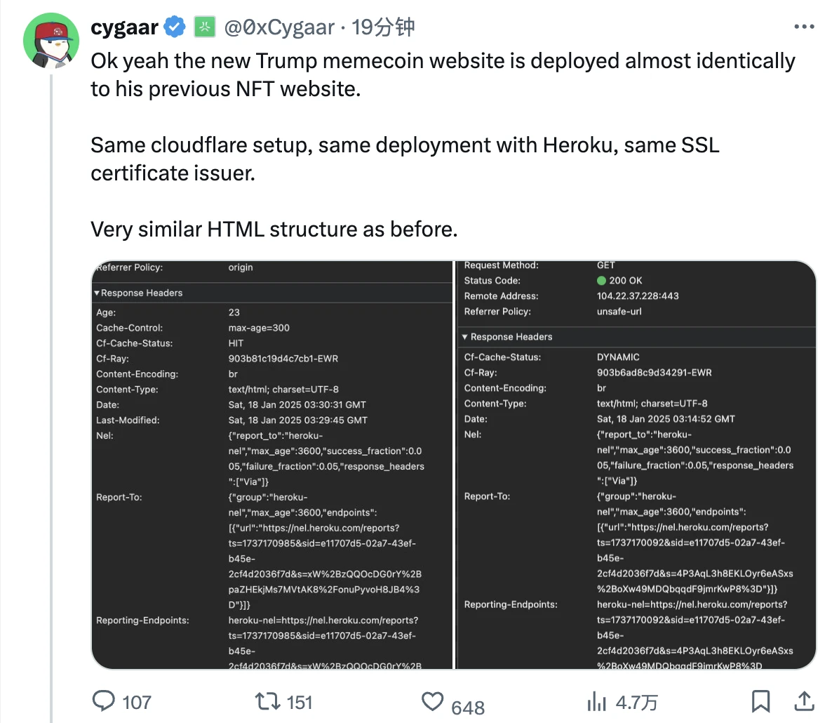 独家揭秘：特朗普疑似涉足加密领域，TRUMP Meme币飙升破百亿美元大关！