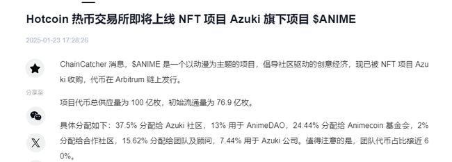 binance等五大交易所齐推新币ANIME：背景揭秘与亮点解析