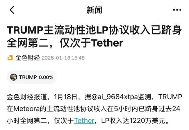 美国总统特朗普发币引热议:疯狂投资,是亏是赚?