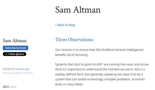 Sam Altman预言：AI Agent将引领世界经济新格局