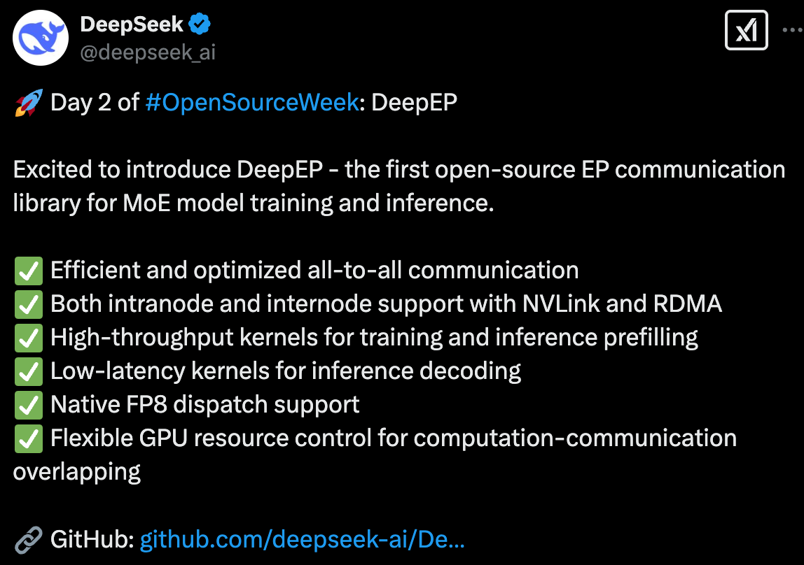 英伟达周线重挫10%拖累美股比特币，DeepSeek开源周发布内容引关注